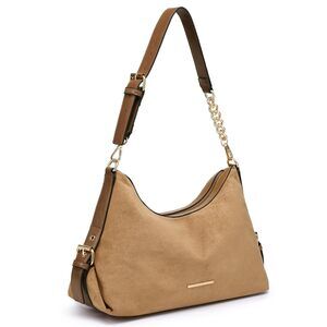 5873 Retro Hobo Bag Trendy Shoulder Purse Multi-Pocket Handbags Tote